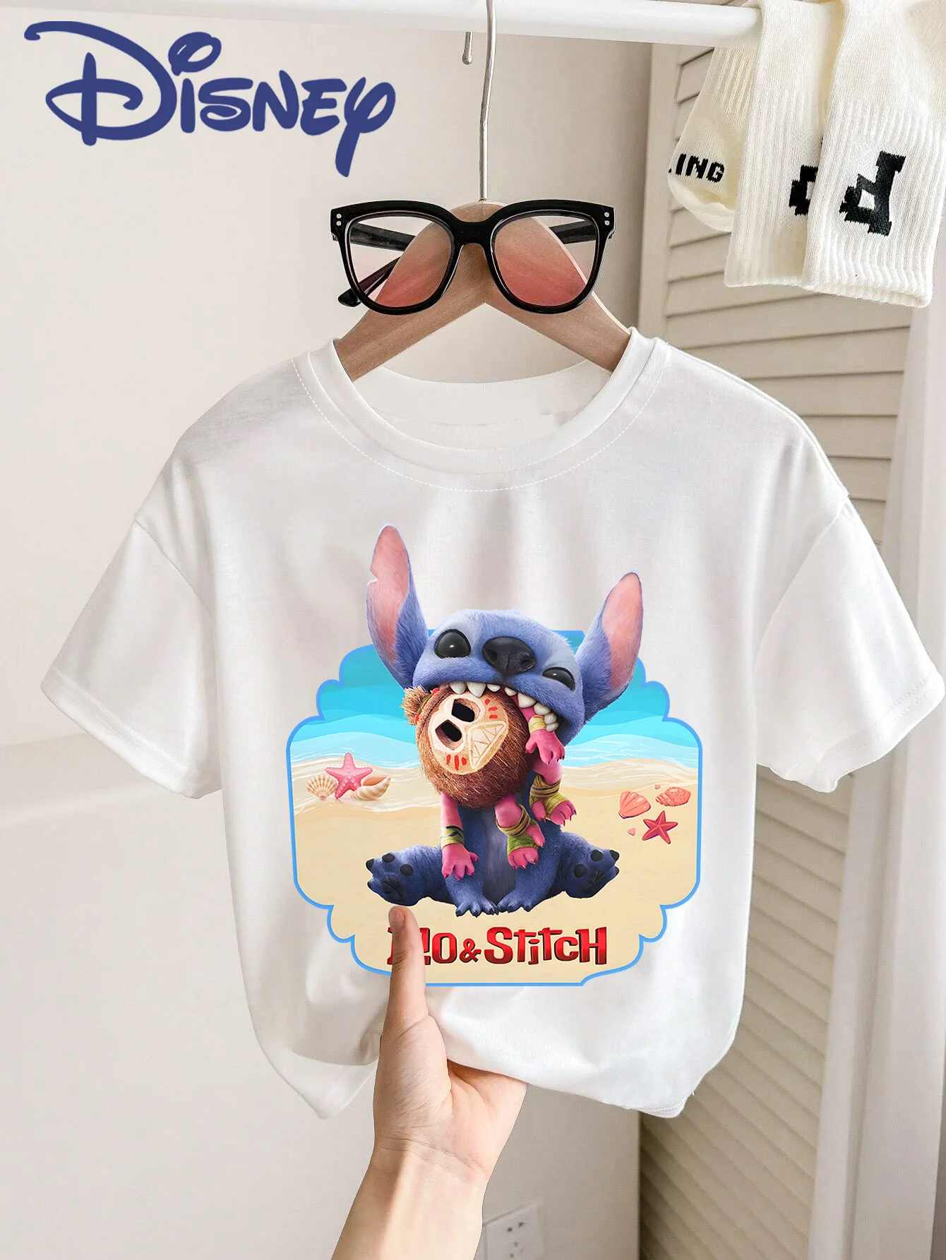 

A New Style of Loose American High Street T-shirt for Boys in Spring and Autumn By Stitch