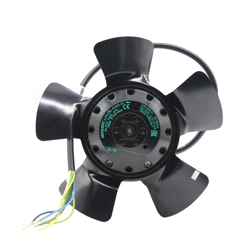 A2D200-AA02-01 230V AC 70W 200mm 3150RPM Ball Bearing IP44 Servo Motor Inverter Axial Cooling Fan