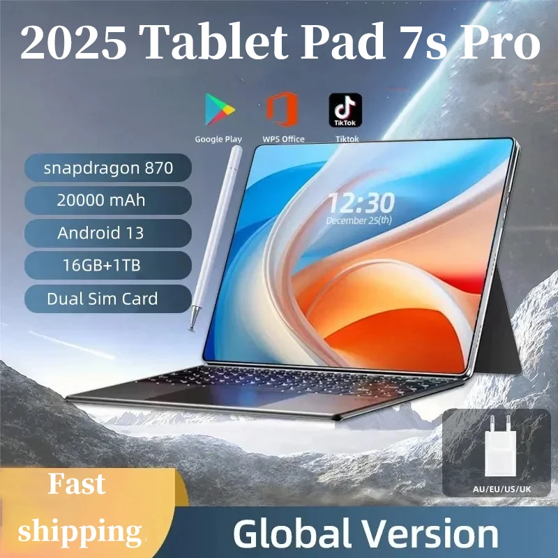 Hot Sale Global Version Tablets Xioami Pad 7s Pro 11 Inch HD Tablet 5G 16GB 1TB 2TB Wifi Android 14 PC Mi Google Play Tablets ﻿