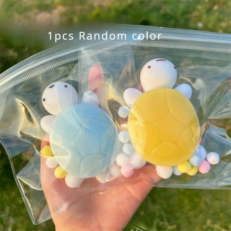 

Игрушка для сжимания морской черепахи — мягкая резиновая игрушка с медленным отскоком и милым дизайном черепахи, синие и желтые цвета, праздничный подарок для детей и Adu