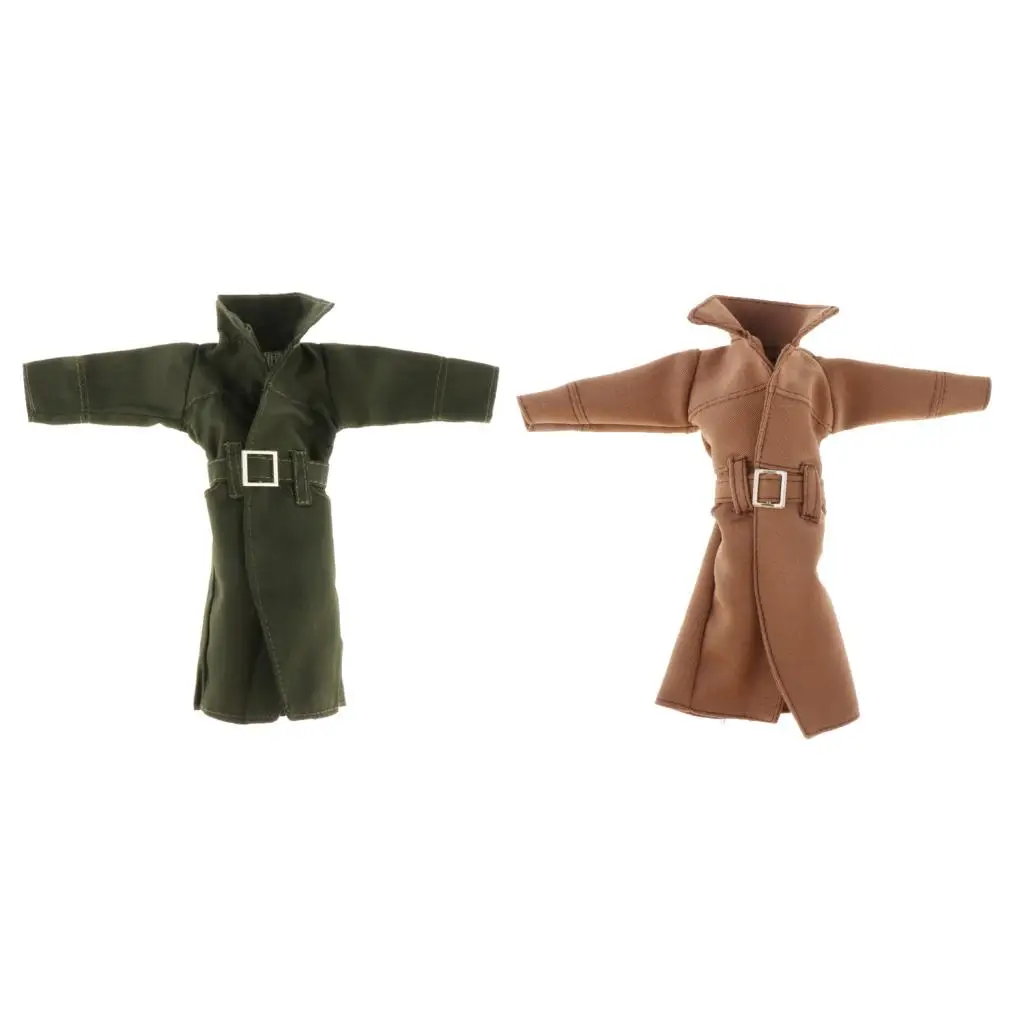 1: 6 Abrigo cortavientos femenino que se adapta al cuerpo de muñeca en pulgadas