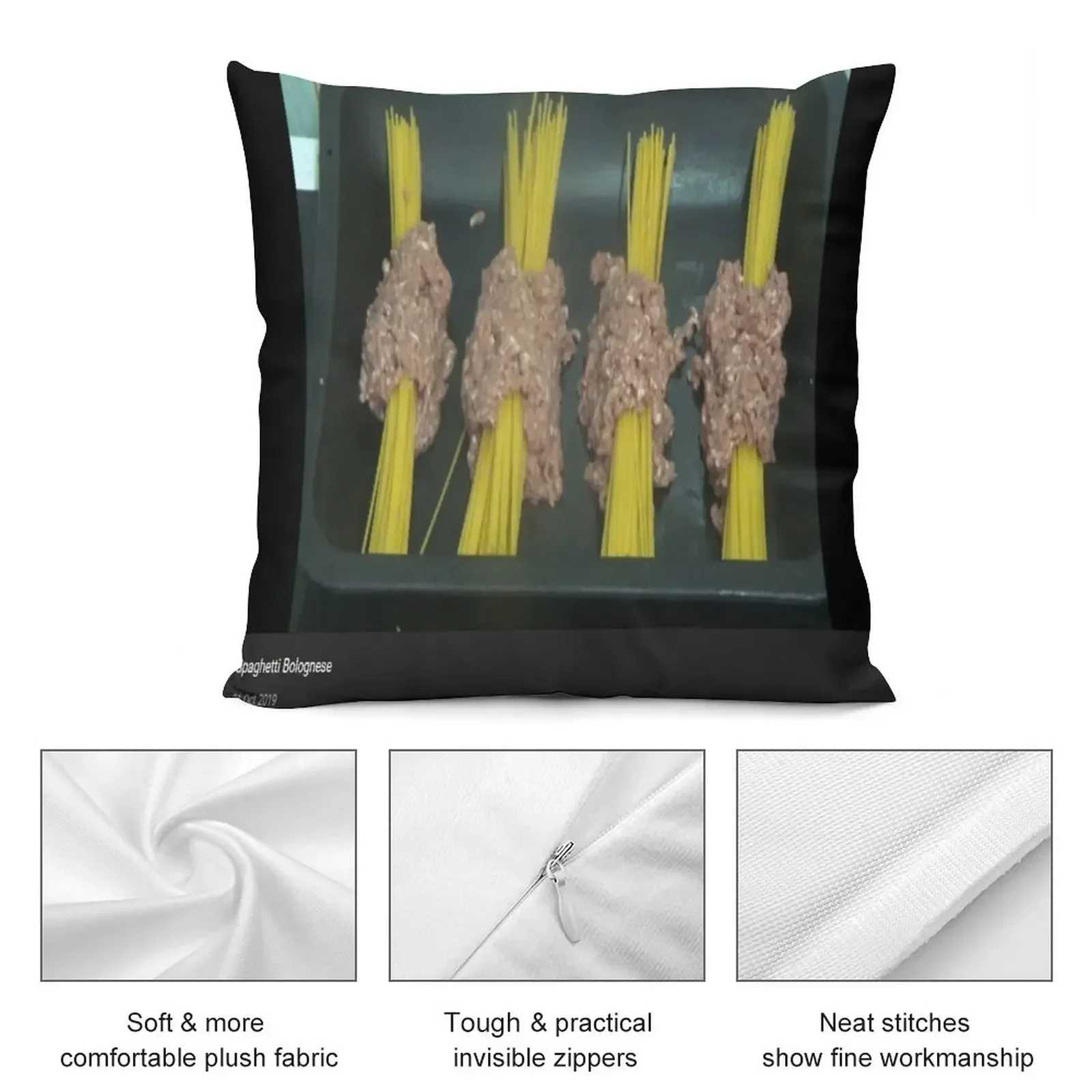 A Different Spaghetti Bolognese - Kay's Cooking Throw Pillow Cushion Cover Set Decorative Sofa Cushions pillow