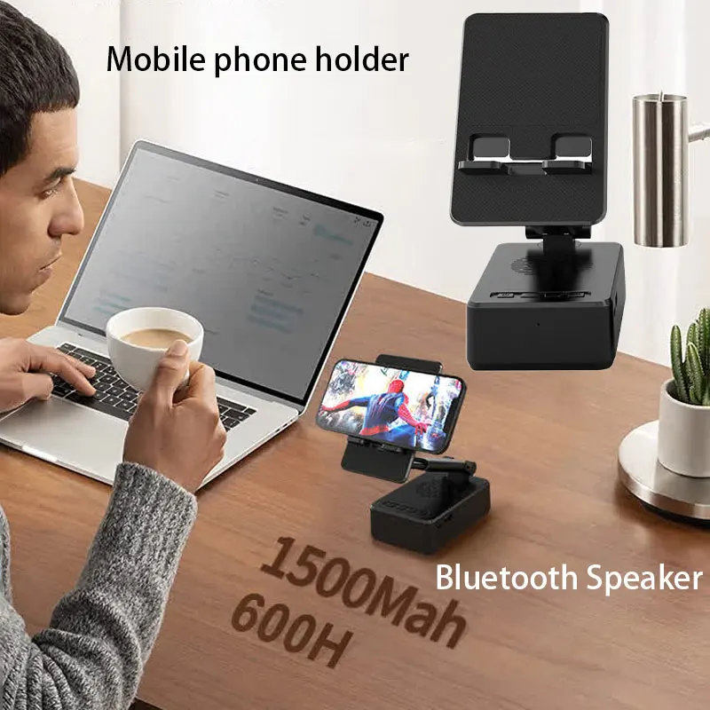 

B11 Bluetooth speaker phone holder 360 degree rotation folding lifting and lowering USB flash drive for reading power bank model