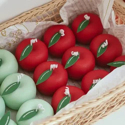 Apple Candle Aromatherapy Gift Box Candle Styling Gift for Teachers Candle Blessings Creative Photography Props Decoration