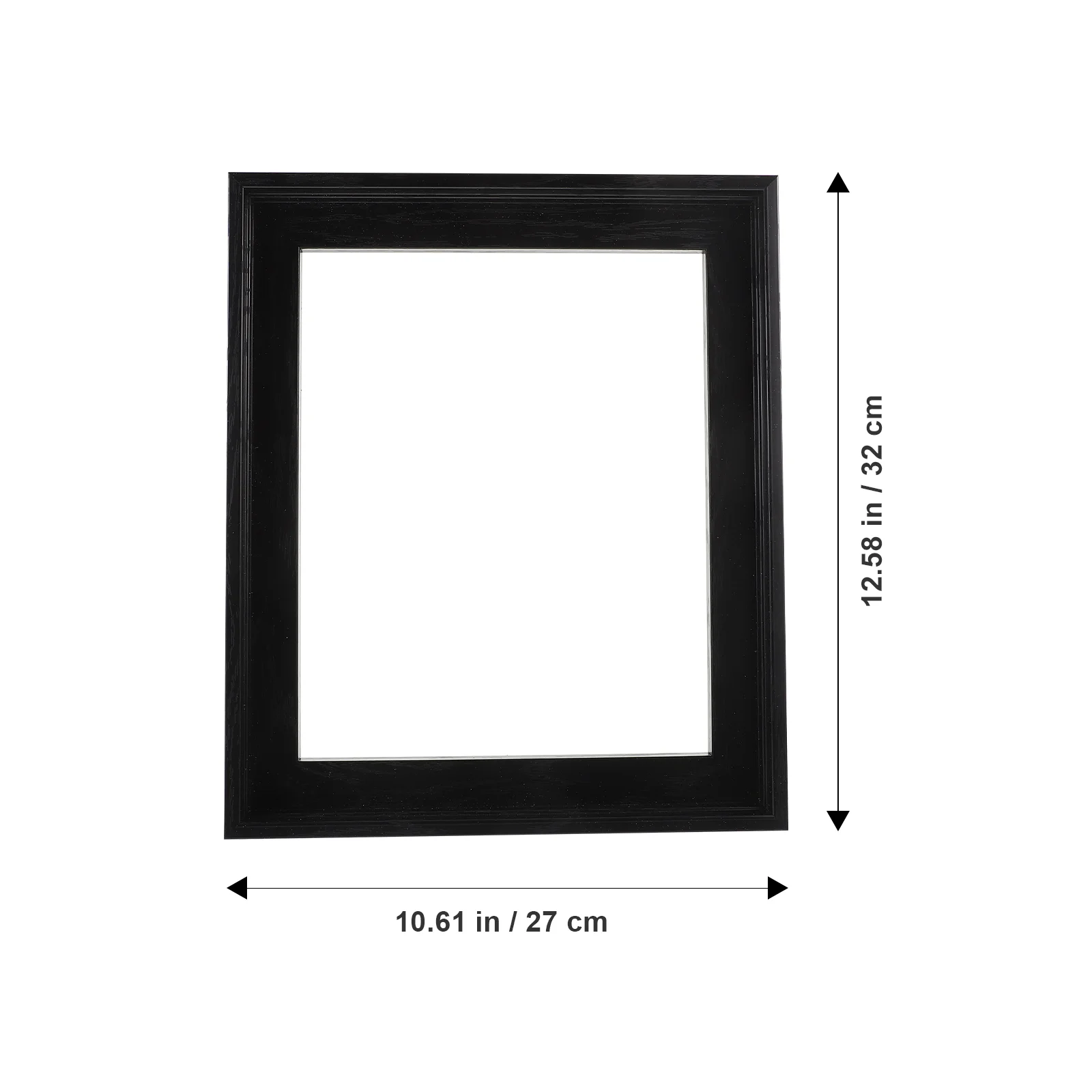 DIY Painting Decorative Frame L-shaped Assembled Picture Display Black Frames Square Floating Canvas