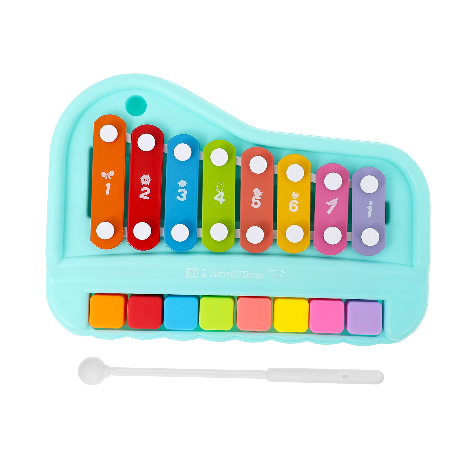 

Wooden Xylophone 8-Scale Kids Piano For Children Percussion Instrument Musical Education Baby Early Learning