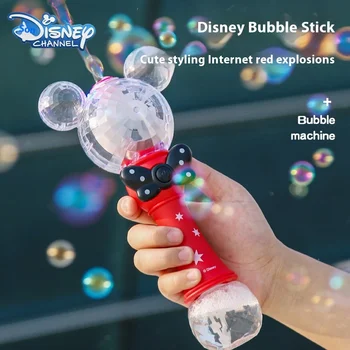 Disney fully automatic USB charging bubble machine cartoon handheld electric bubble wand children&#x27;s toy