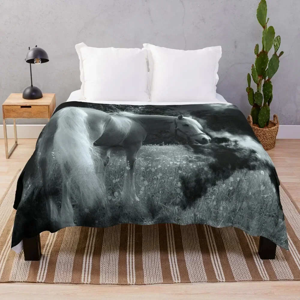 

horse horses equestrian Throw Blanket Warm Napping Blanket for Office Couch Bed