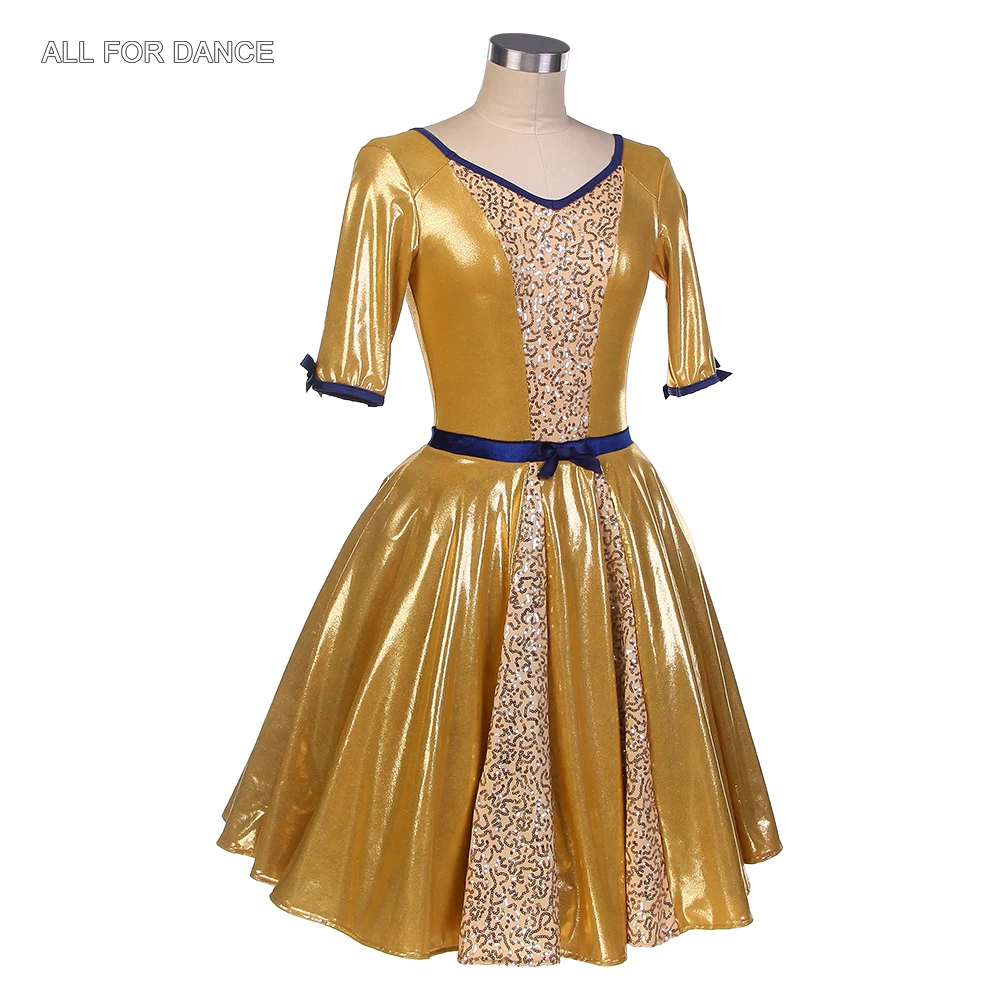 25081 ouro lantejoulas elastano corpete superior ballet tutu adulto meninas ballet dança cosutmes palco desempenho dança tutu