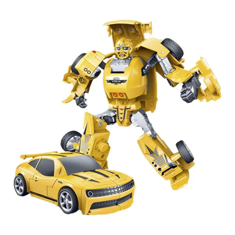 Transforming Robot Toys Push And Go Pull Back Vehicles Race Cars Portable Fine Motor Skills Toys Learning & Education Toys Kids