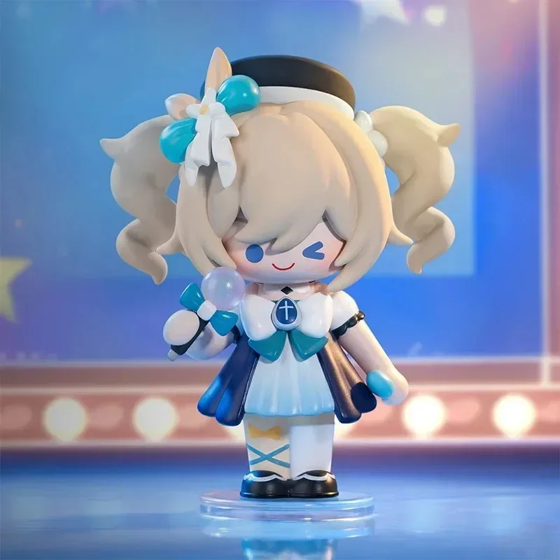 POP MART Genshin Impact Dress-Up Dreams ชุดซีรีส์ Chibi สุดฮิต กล่องสุ่มของเล่น ฟิกเกอร์แอคชั่นเซอร์ไพรส์