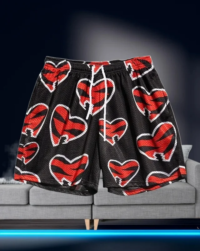 25/26 Nowy Trend Męskie Szorty Sportowe i Fitness Oddychające Szybkoschnące Oversize Codzienne Szorty Plażowe Motocyklowe