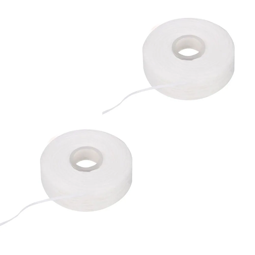 

10 рулонов, 50 м, зубная нить, воск для чистки зубов полости рта, со вкусом мяты, катушка для зубной нити, зубочистка, чистка зубов (белый)