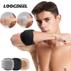 LOOGDEEL 1Pcs Elbow Brace Compression Pad Wraps Elbow Support Band Tendonitis Tennis Golf Elbow Forearm Relieve Pain Brace Strap