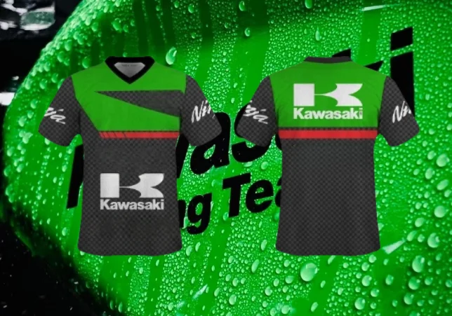 

25 Motorcycle Kawasaki T-Shirt Men Fashion Racing Team 3d Kids Hip Hop Tops Tees Motorcycle Enthusiast Casual Shirt