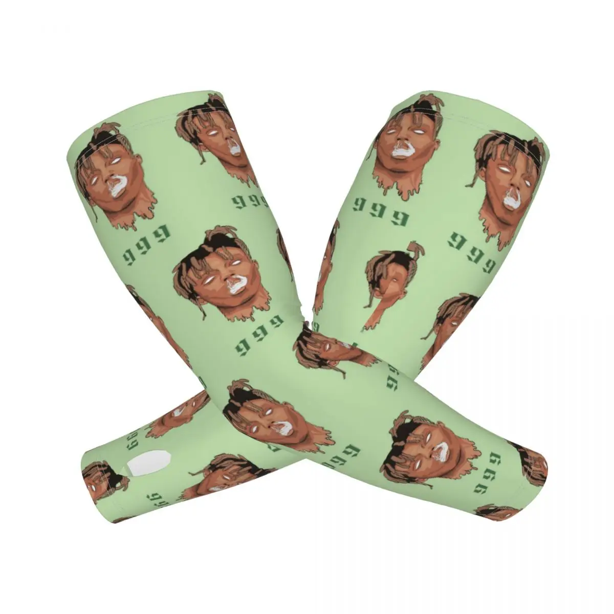 

Juice Music Wrld The Party Never Ends Outdoor Arm Sleeves Защитный чехол от солнца и ультрафиолета Летние ледяные шелковые велосипедные татуировки на рукавах