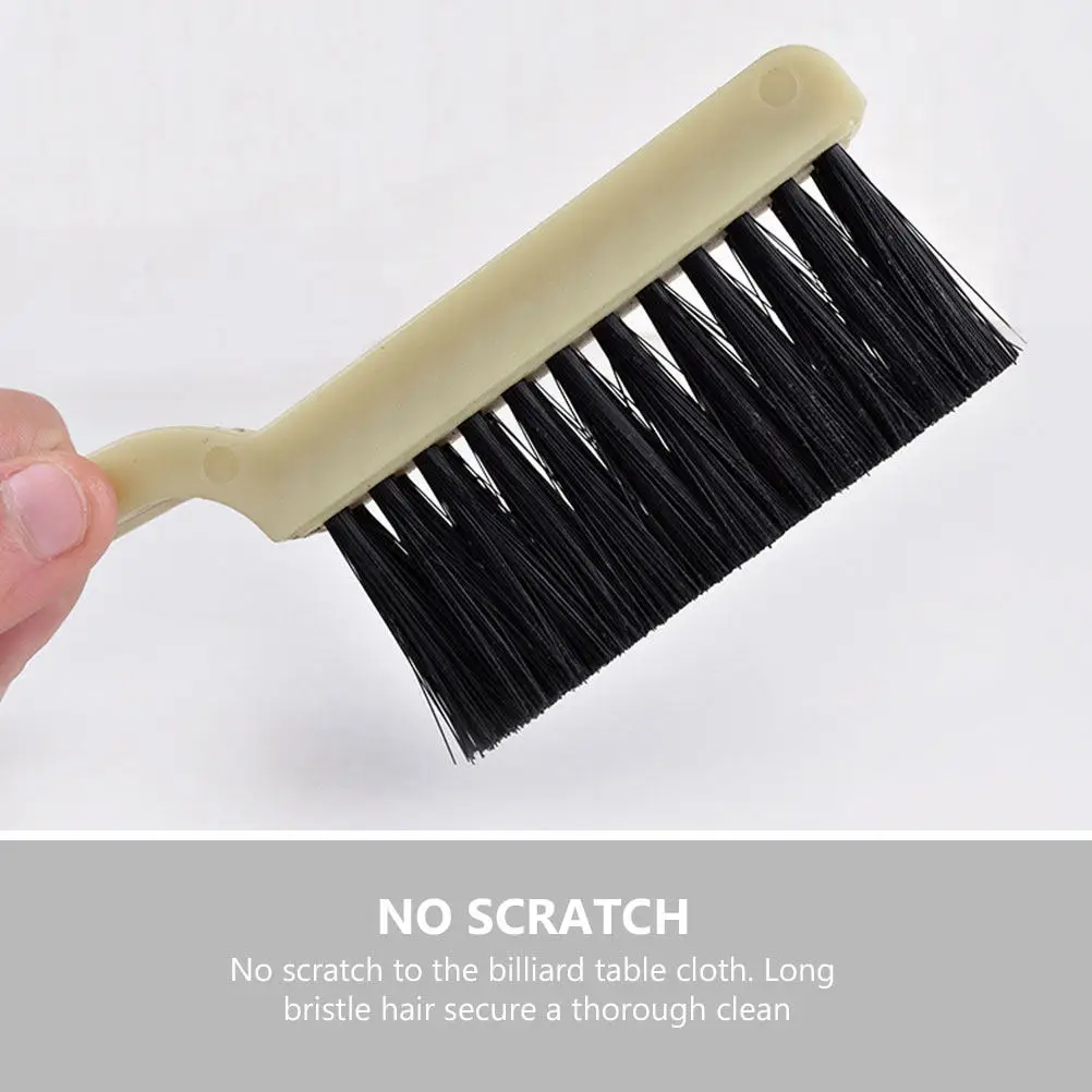 

Billiard Table Cleaning Brush Set Dual Length Bristles No Scratch Pool Table Rail Dust Dirt Remover Cleaner Billiard Supply