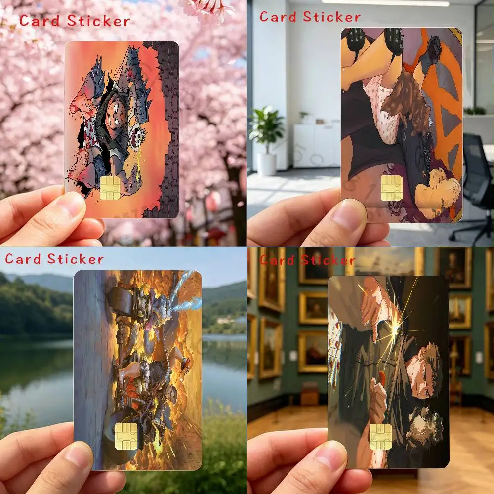 D-Dungeon C-Crawler C-Carl Holographic Laser Shinny Film Skin Cover Sticker for Debit Credit Card