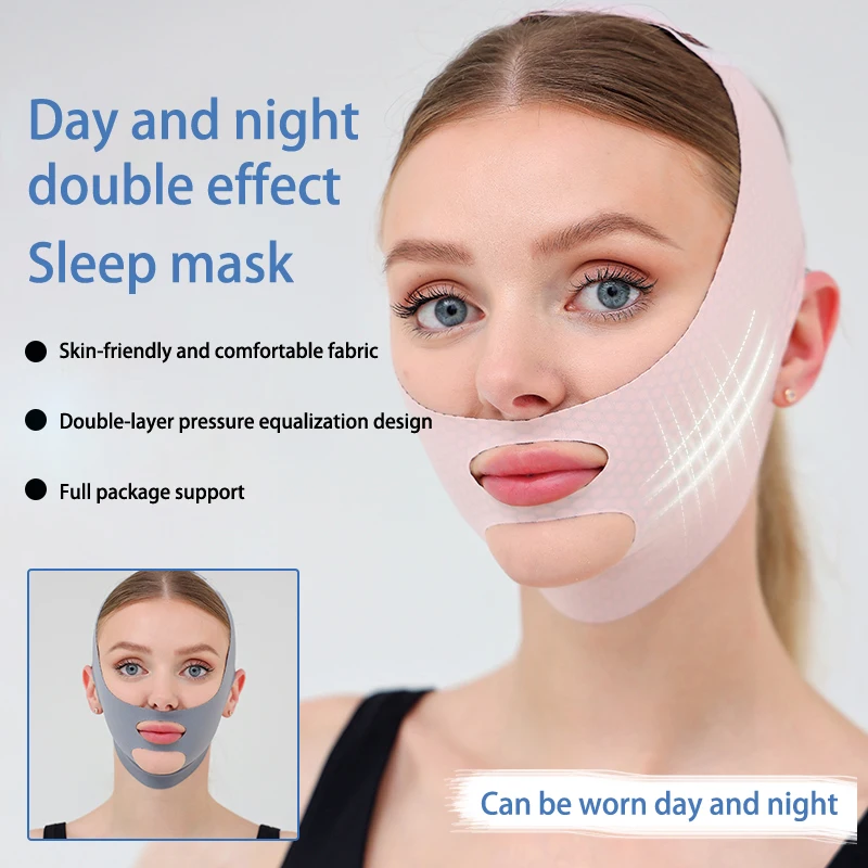 V Form Kinn Wange abnehmen Bandage v Linie Lifting Maske Facelift ing Anti Falten Riemen Band Schlaf maske Schönheit Gesundheit