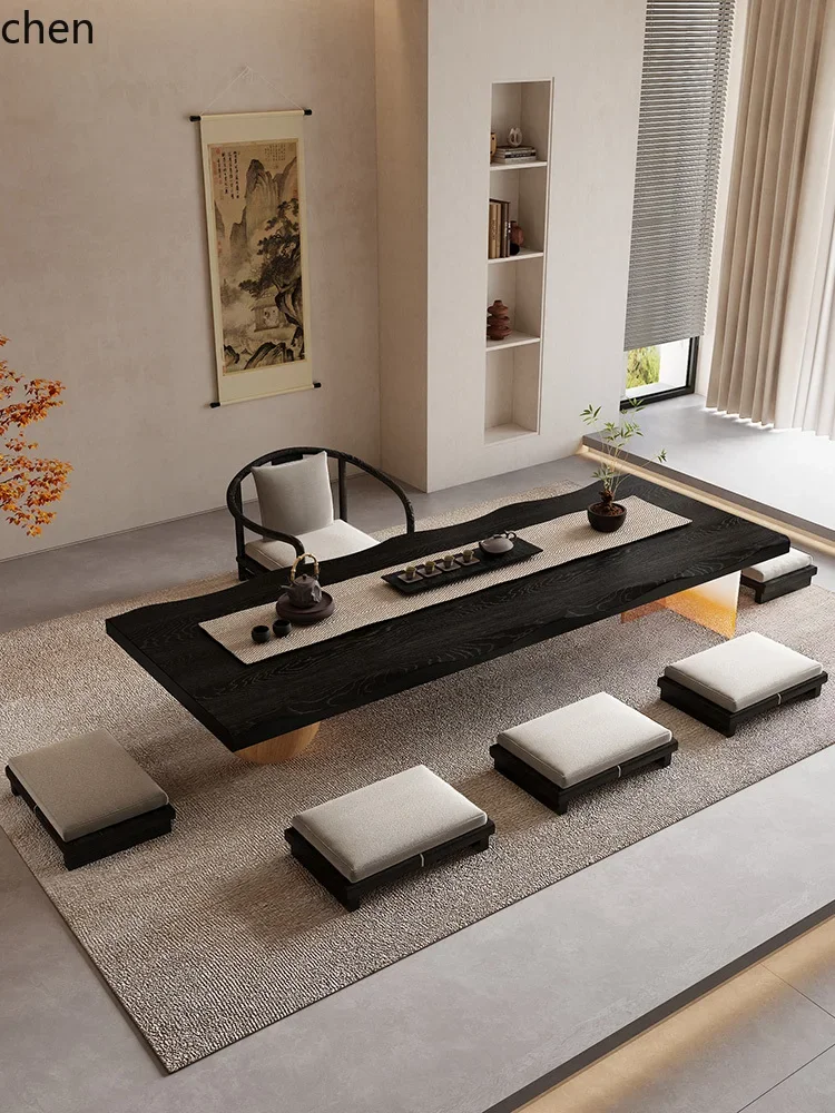 

i5.15 Solid Wood Tea Table Small Table Bedroom Floor Kang Creative Balcony Low Coffee Table