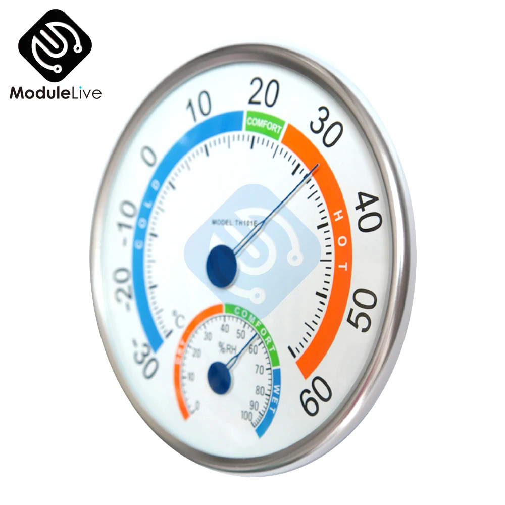 Бытовой аналоговый гигрометр TH101, измеритель температуры и влажности, строительный прибор, Измеритель Качества, 60 C