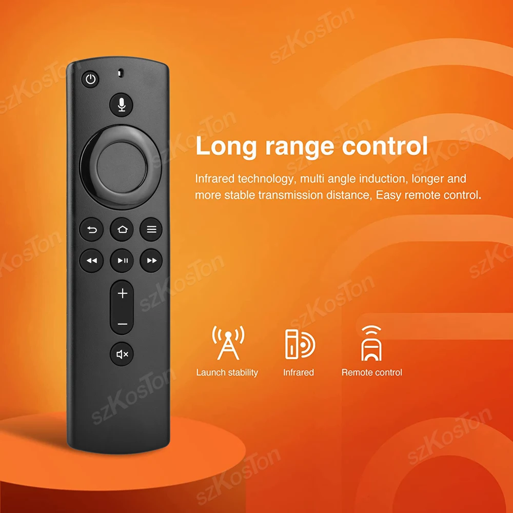 L5B83H Replacement Voice Remote Control for A-M-Z Smart TV Cube 2nd Gen & 1st Gen Compatible with Fire Smart TVs Stick Lite 4K