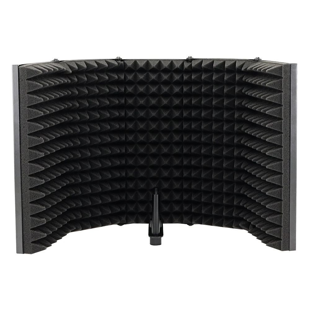 didyou 5 Panel Foldable Studio Microphone Isolation Shield Recording Sound Absorber Foam Panel view 2