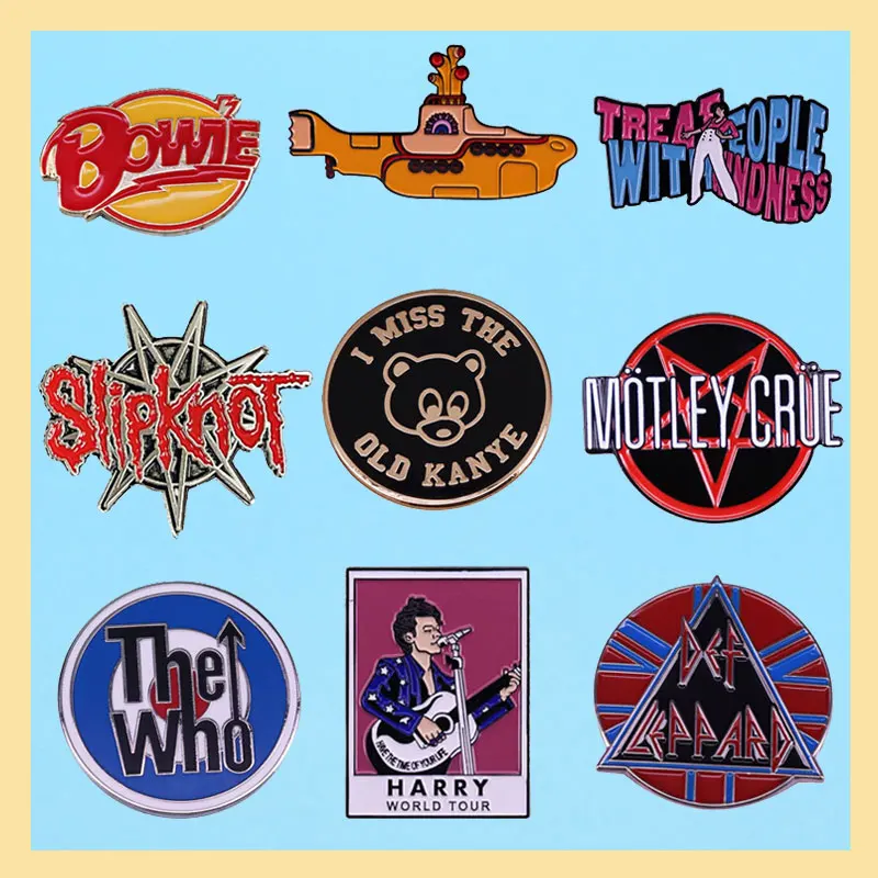 Collect Interesting Comic Classic Animated Badge Rock Band Music Amateur Breastpin Send Friend Fans Boutique Medal Gift