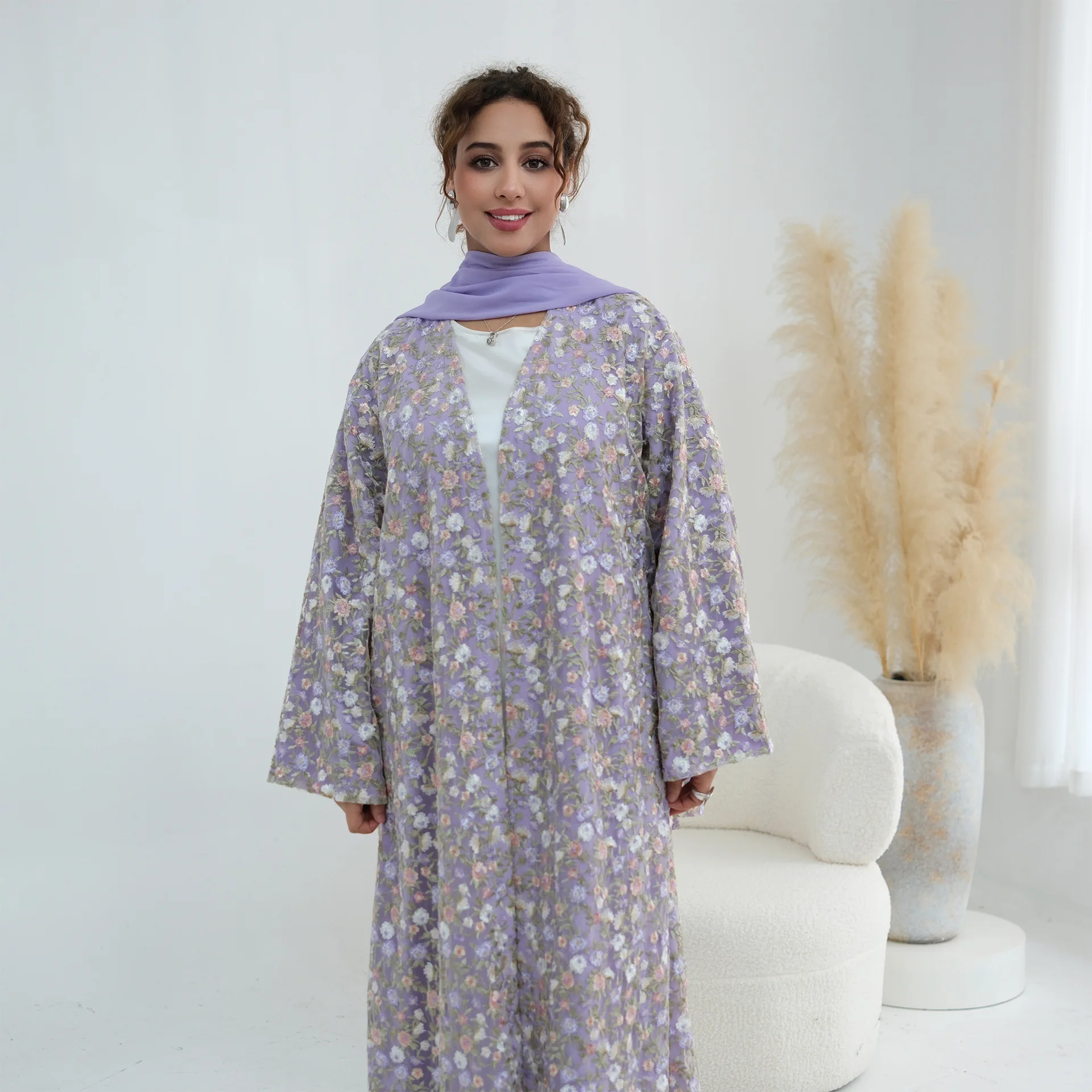 Eid Ramadan Dubaj Abaya Damska – Embroidery Kebaya recenzja i cena