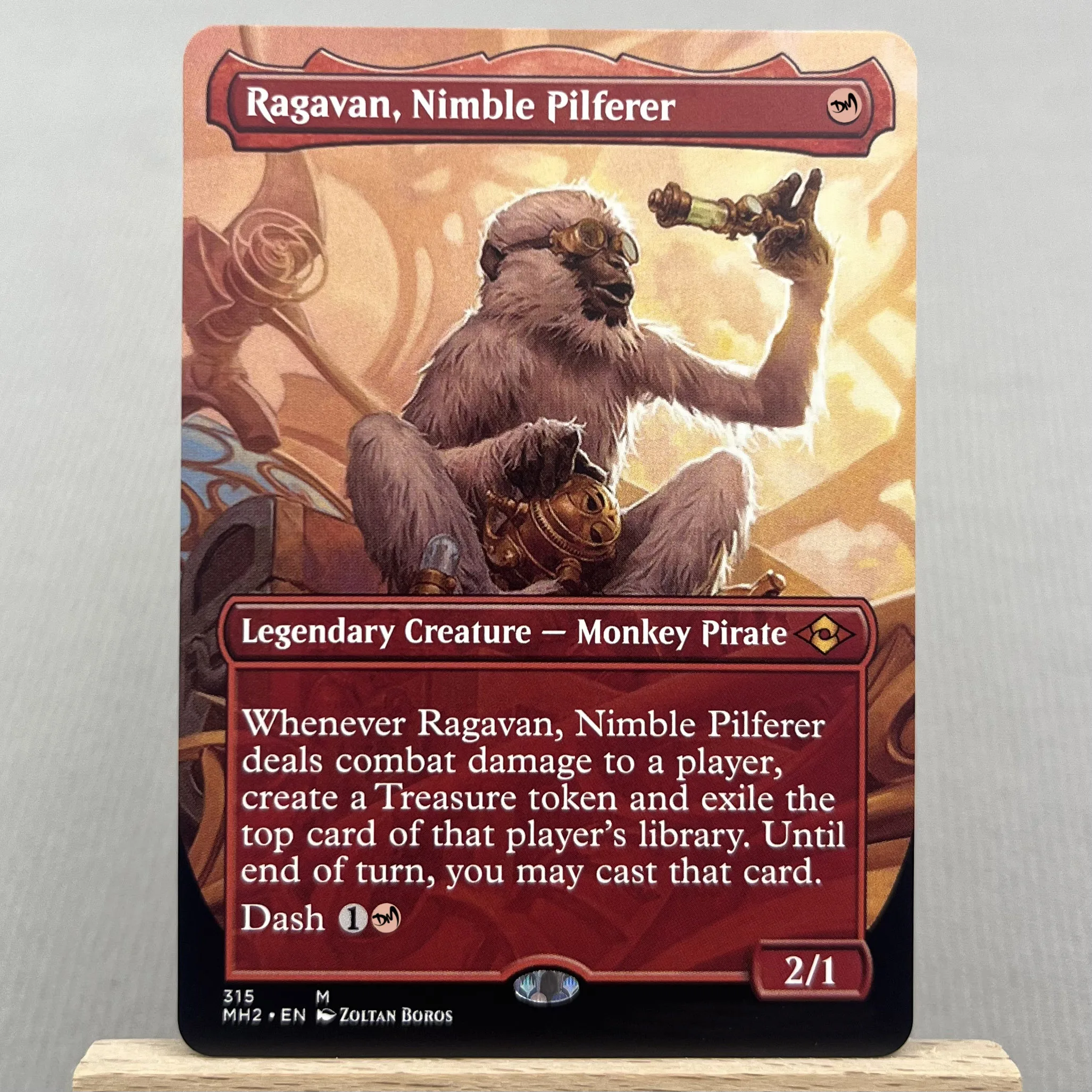 MH2 HOLO7-Ⅰ03 Tcg cards Magical Urza\'s Saga The Ragavan, Nimble Pilferer Arid Mesa fetch lands the Cabal Coffers Misty Gather