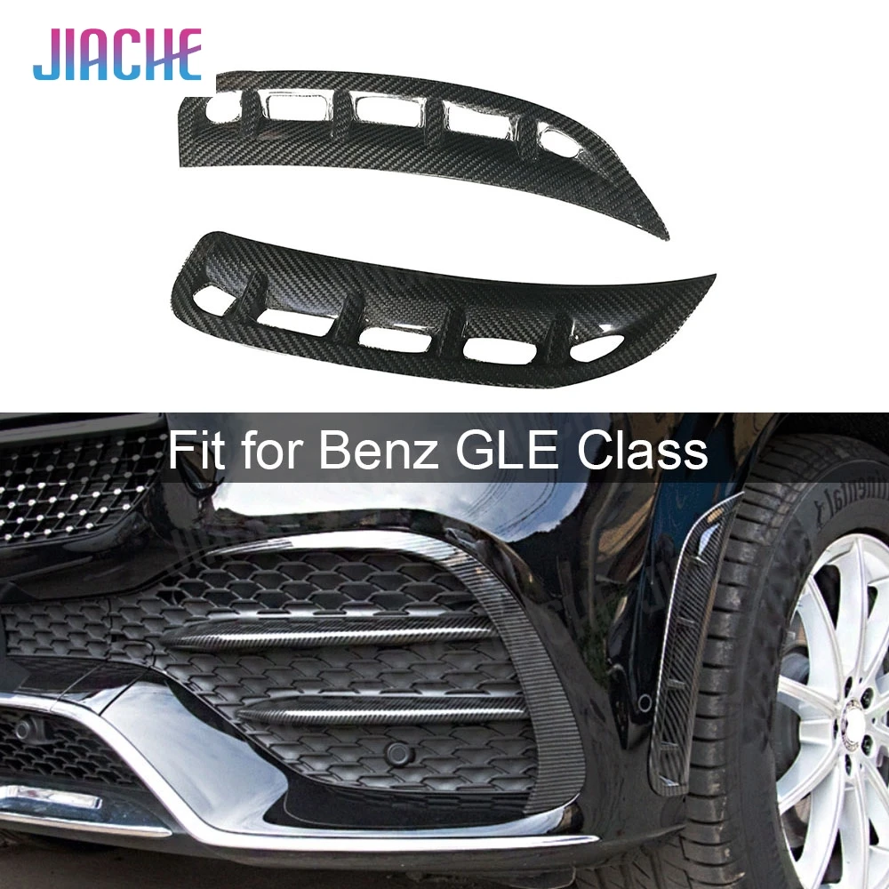 

For Mercedes Benz GLE Class W167 350 450 GLE53 AMG Sport SUV Front Foglamp Mask Grill Fog Light Mesh Grille Covers 2020+ Chrome