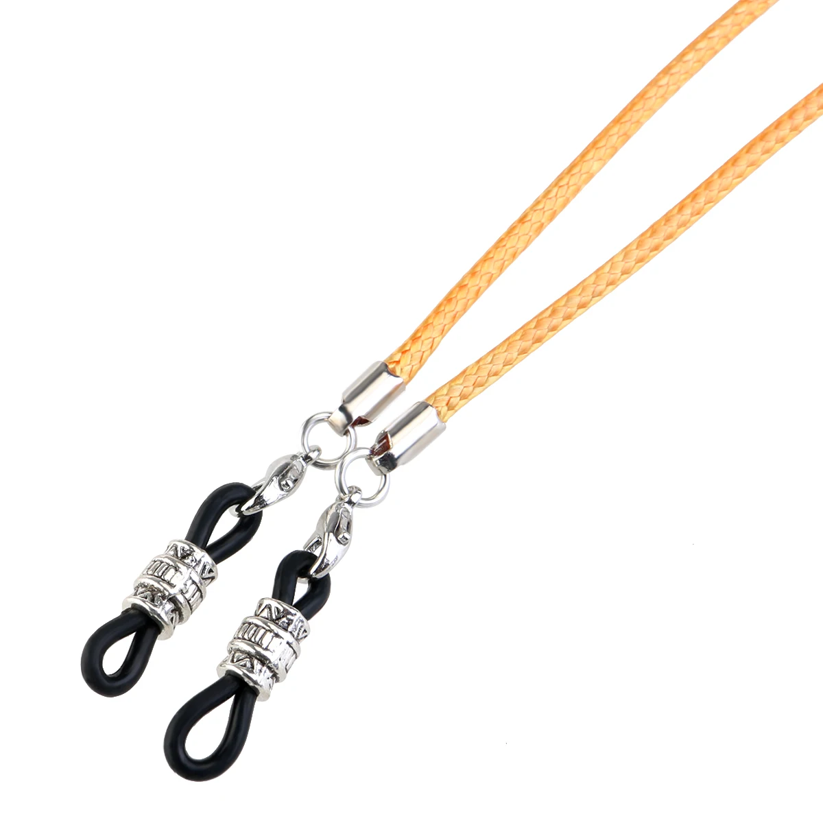 

Eyeglass Chain Women Wax Eyeglasses Chain Purple Cord Wax Lanyards Adjustable Ends Metal Coils Eyeglasses Holder