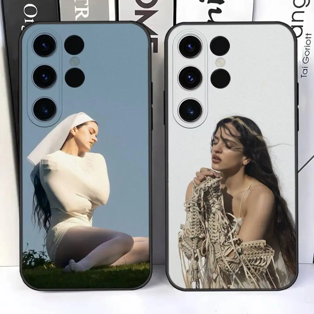 

Spanish R-Rosalia RUX For Samsung S25,S24,Ultra,S20,S30,Plus,S22,S23,Ultra,Plus,5G Black Silicone Soft Case