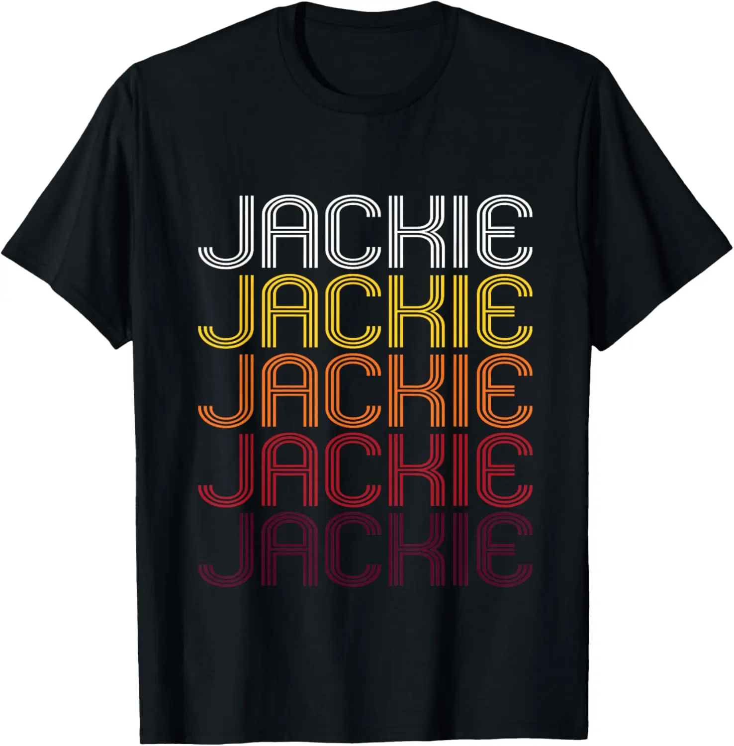 Modello con segnaletica retrò Jackie - T-shirt stile vintage