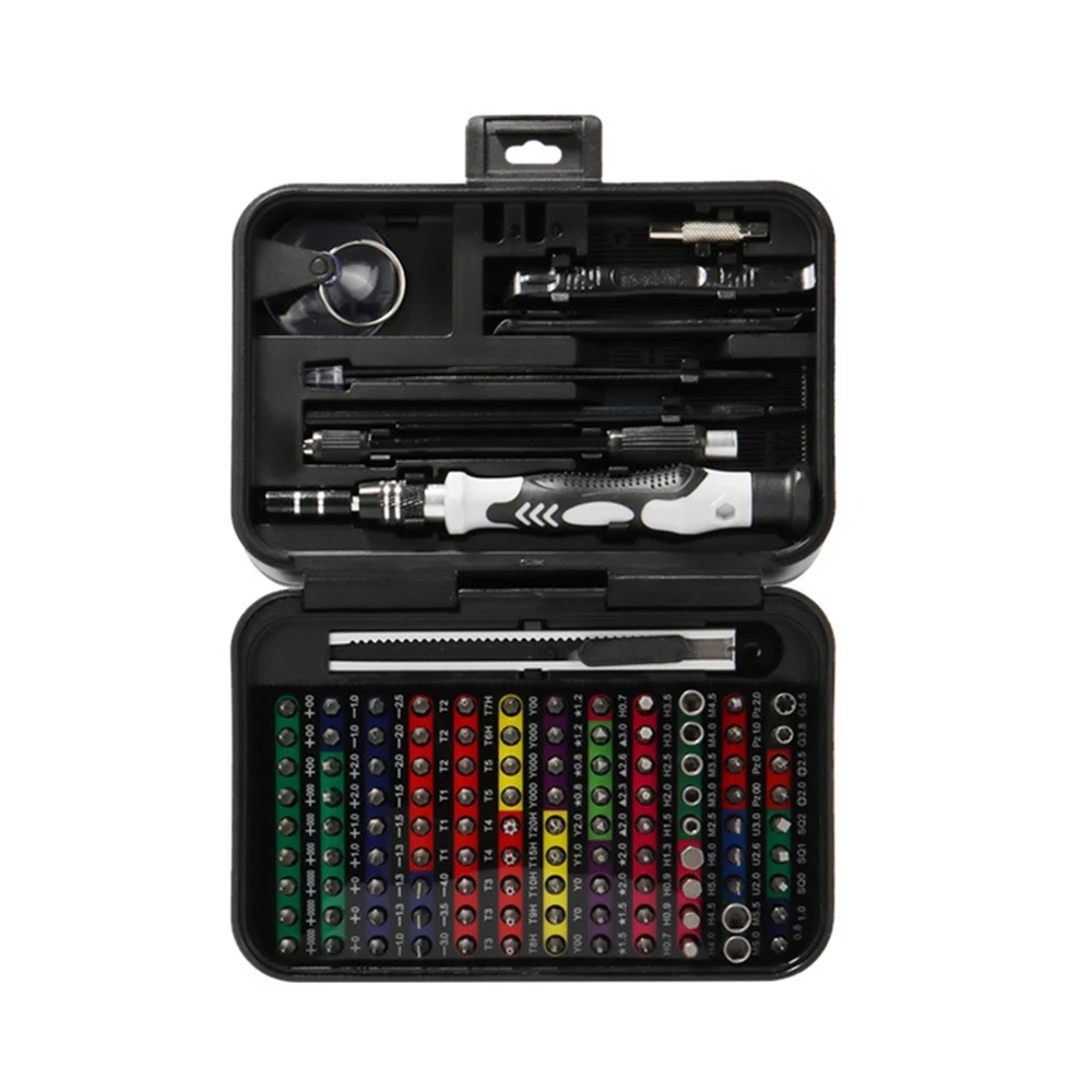 

132-In-1 Chromium-Vanadium Steel Screwdriver Set Multi-Functional Dismantling Machine Repair Screw Screwdriver CRV Tool