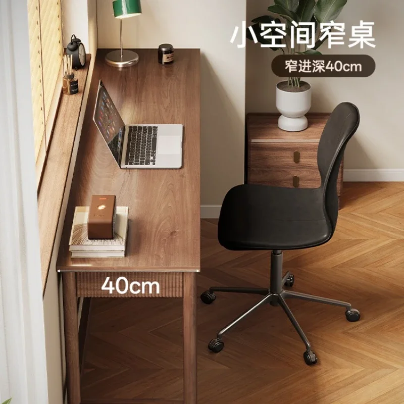 Household solid wood desk, student household long table
