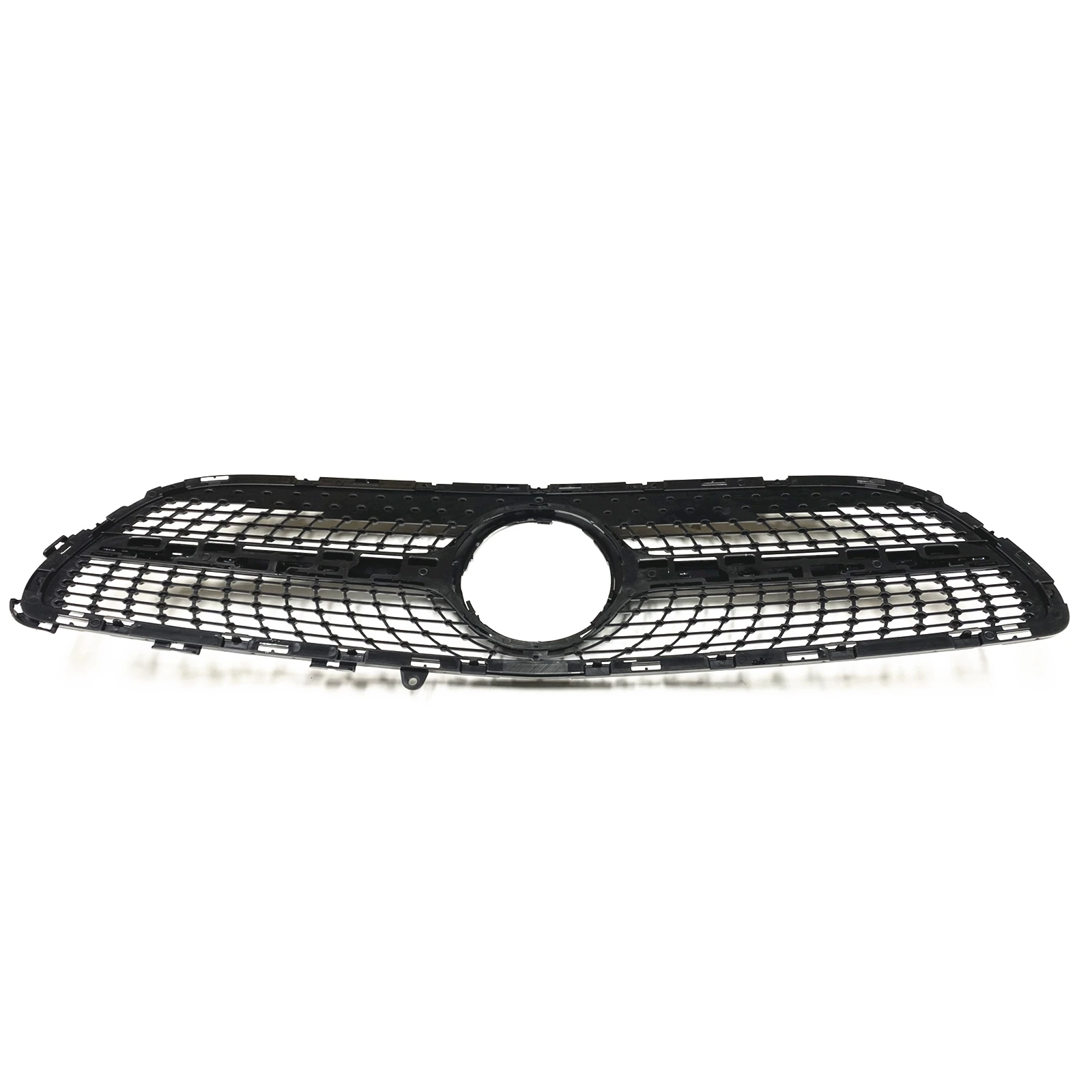 Front Grille W/ Grill Frame For Mercedes Benz W218 CLS Class CLS260 CLS300 CLS320 CLS350 CLS400 2015-2018 Upper Bumper Hood Mesh