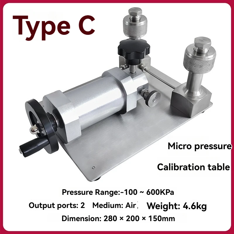 

Vacuum Calibration Table Pressure Gauge Sensor Calibration Pressure Test Laboratory Handheld Pneumatic Pump