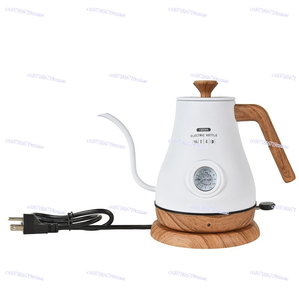 Stainless Steel Electric Kettle Hand Brewed Coffee Pot Kettle Fine Mouth Pot Gooseneck Kettle Thermal Insulation
