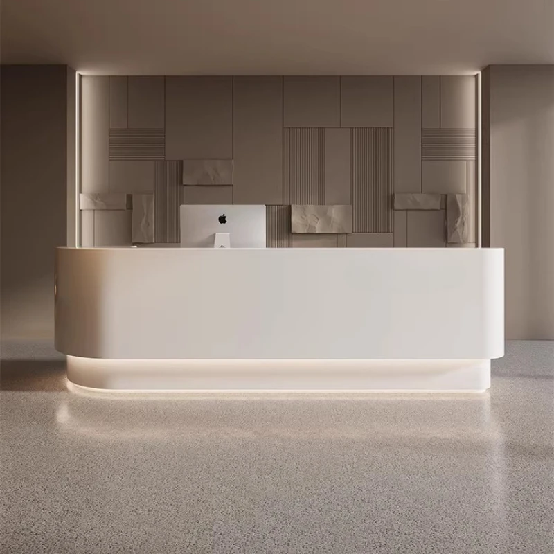 

Commercial Store Reception Desk Beauty Institute Counter Office Help Reception Desk Luxury Empfangs Theke Reception Furniture