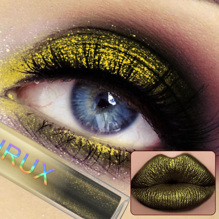 3 ألوان لؤلؤية ظلال عيون ملمع شفاه مقاوم للماء مع تصبغ لامع غرامة العين والشفاه ماكياج الشفاه تينت مستحضرات التجميل هدايا للنساء #1