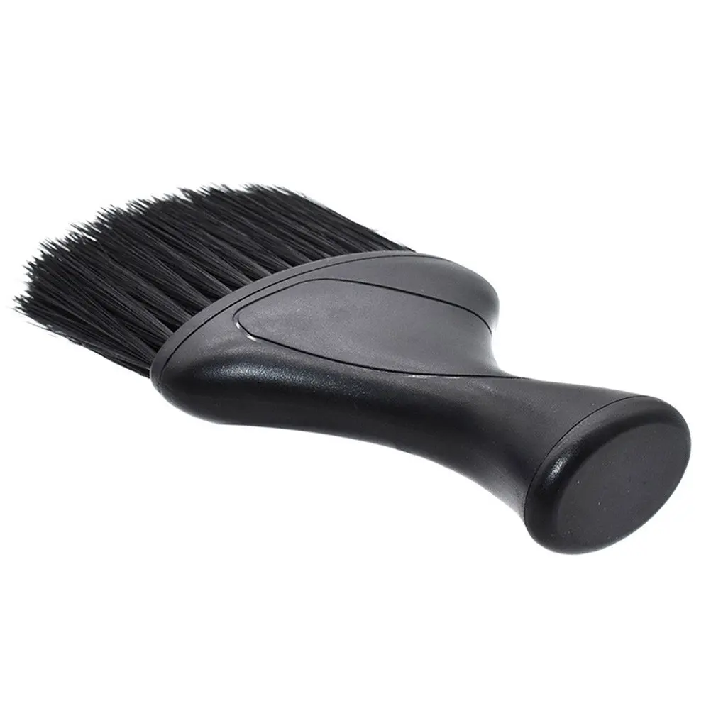 Barber Neck Duster Brush for Hair Cutting Salons and Home Use Ergonomic Handle Fine Detail Craft Lint-Free Broken Hair Removal