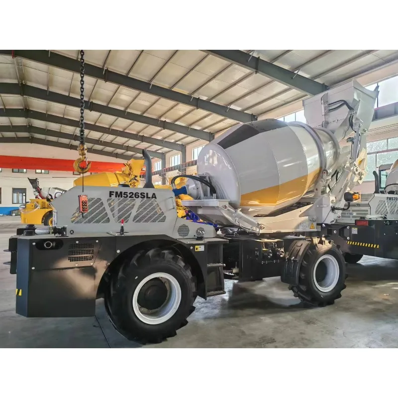 New Design Automatic Self-Loading Concrete Mixer Truck with Engine Core Component Efficient and Innovative Solution