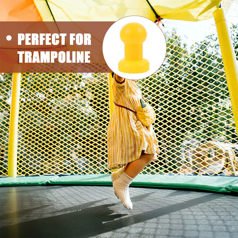 

16 Pcs Filling Spherical Protective Top Hat Child Trampoline Tube Cover Pp Plastic Replacement