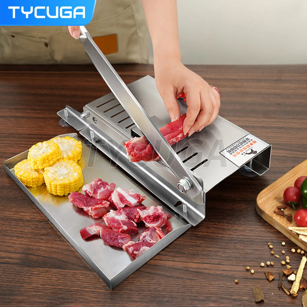 

Commercial Slicer Frozen Meat Bone Cutting Machine Minced Lamb Bone Meat Cutter Chicken Duck Fish Rib Lamb Cutting Kitchen Tool