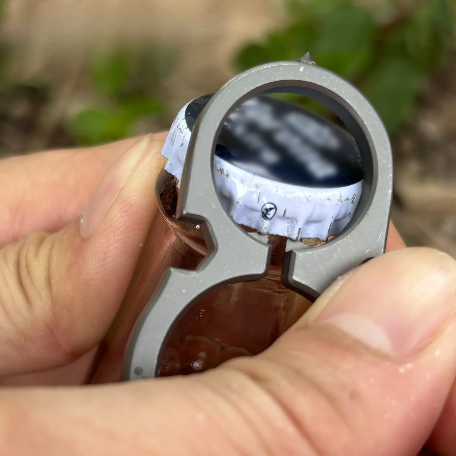 新しいチタン合金キーホルダー多機能クリエイティブポータブル栓抜きウエストバックル屋外 EDC ツール