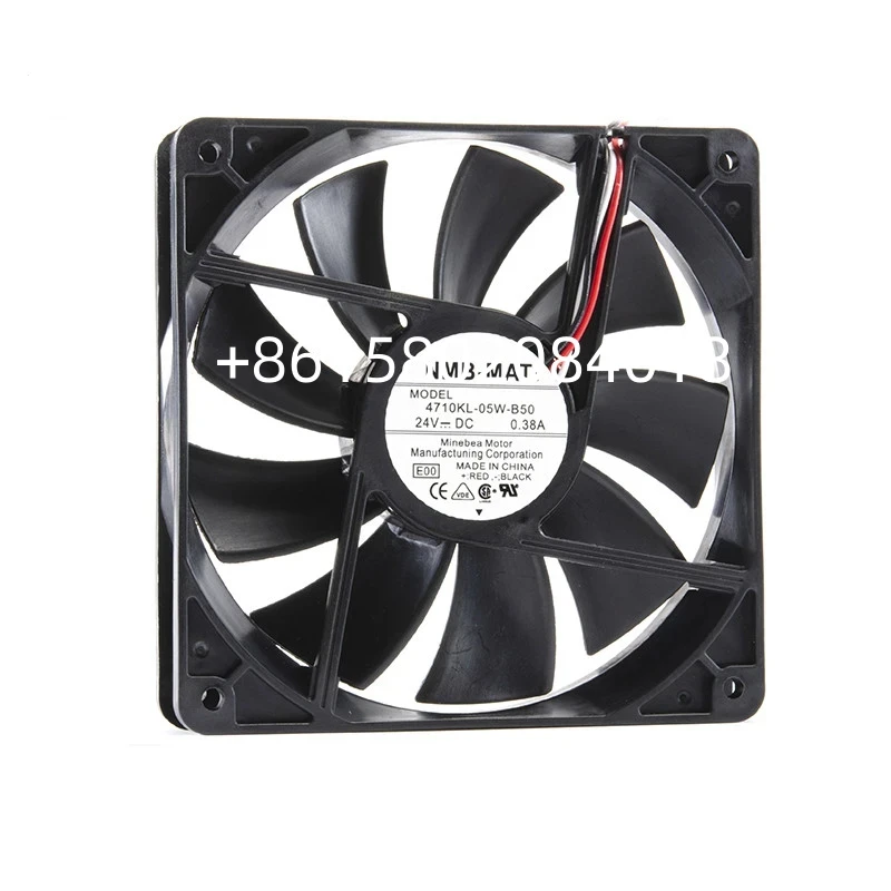 Brand new 4710KL-05W-B50 4710KL-05W-B59  12025 12CM 24V 0.38A frequency converter cooling fan