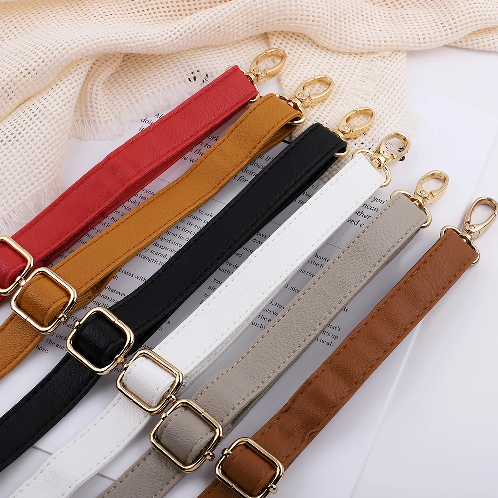 Women Bag Strap PU Leather adjustable shoulder strap Messenger Bag Handle 60-103cm for DIY Handbag Accessories