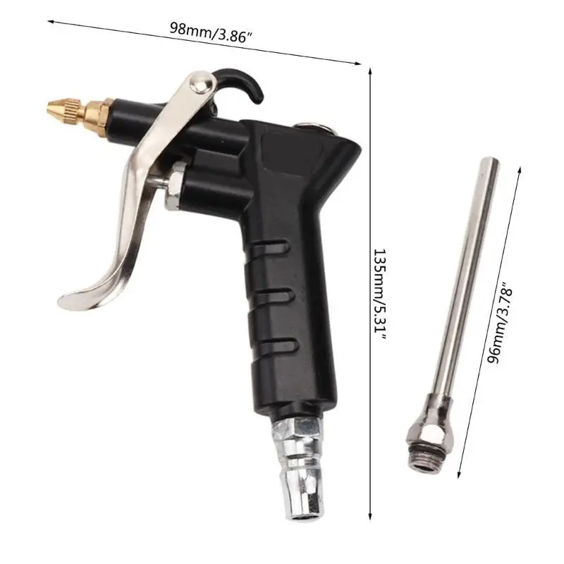 R9UF بندقية نفخ الهواء فوهة الغبار ضربة البنادق نظافة ضاغط منفضة مع فوهة التمديد الهوائية سيارة بنادق نفخ الهواء