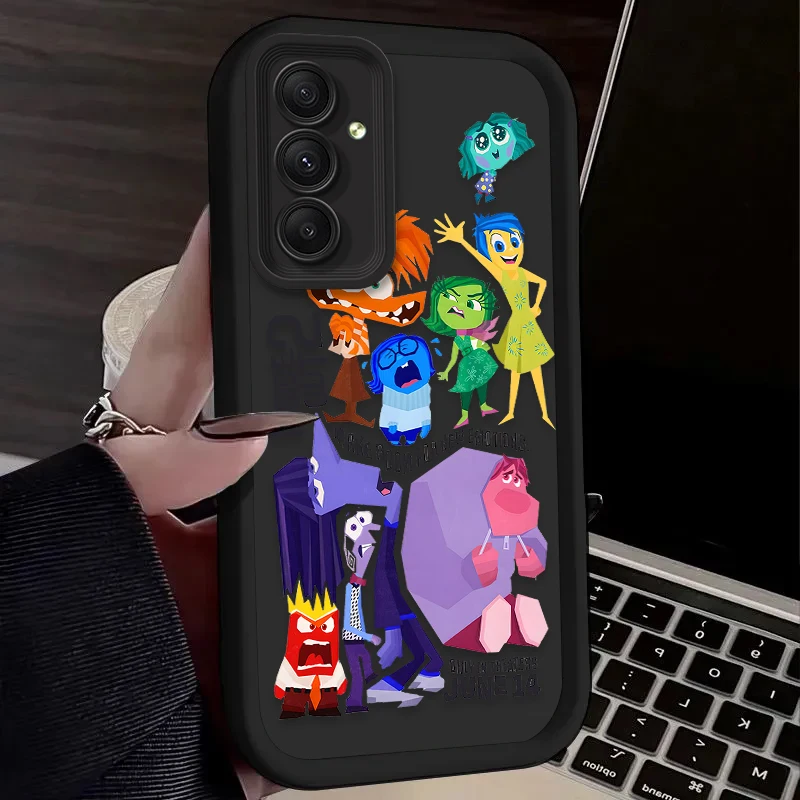 Custodia per telefono Disney Inside Out 2 per Samsung Galaxy A55 A15 A35 A25 A05 A05S 5G A24 A13 A23 A12 A22 A32 A52 A52S A71 A72 A51 Cover